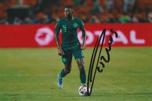 Autógrafo de fútbol americano foto firmado a mano de Nigeria 6x4 de Jamilu Collins 2 - Imagen 1 de 1