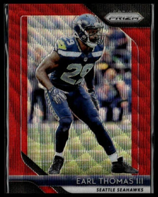 2018 Panini Prizm #20 Earl Thomas III Prizm Red Wave #/149 - Image 1 of 2