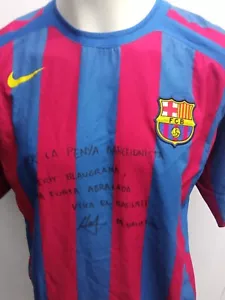Marc Valiente FC Barcelona Camiseta Futbol Football Shirt Match Worn L - Imagen 1 de 5