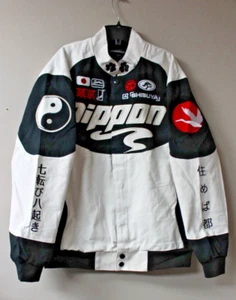 New NASCAR style Nippon Shibuya Racing embroidery twill cotton jacket men's S - Picture 1 of 3