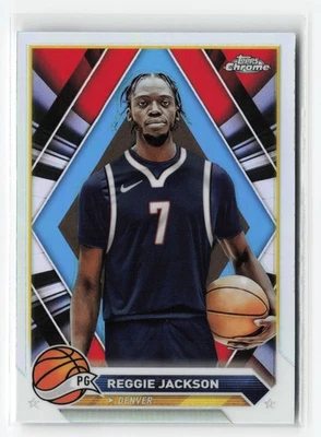 2023-24 TOPPS CHROME REGGIE JACKSON #168 REFRACTOR NUGGETS - Image 1 of 3