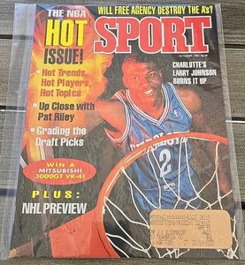 Rivista sportiva ottobre 1992 Larry Johnson Charlotte Hornets NBA anteprima - Foto 1 di 2