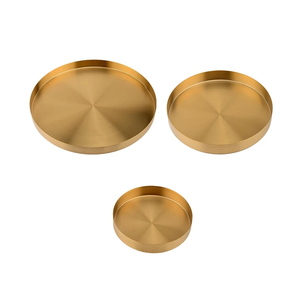 Jewelry Tray Round Charcuterie Dish Rings Dish Fruit Serving Tray Trinket Dish - Image 1 of 1