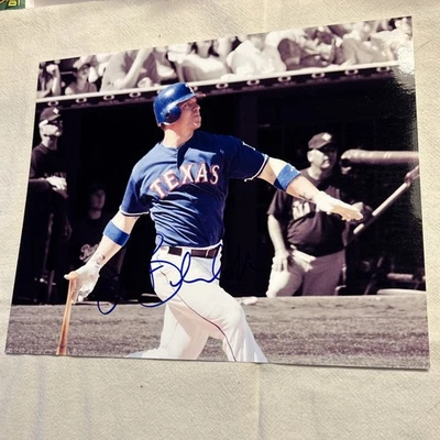 HANK BLALOCK TEXAS RANGERS STAR SLUGGER SIGNED AUTOGRAPHED 8X10 PHOTO  - Image 1 of 2