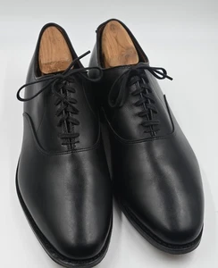 EXCELENTES Zapatos de Vestir Allen Edmonds Negros Carlyle Puntera Lisa Oxford 12D - Imagen 1 de 10