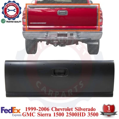 Tailgate Primed Steel For 1999-06 Chevy Silverado 1500 GMC Sierra 1500 Fleetside - Image 1 of 4