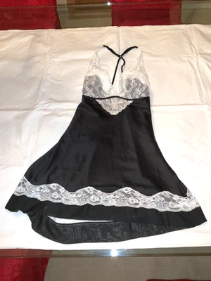 Vestido sin Mangas Jezebel Babydoll Floral Encaje Negro Talla XL Coqueta Y2K Foto 1 de 4