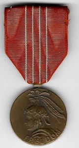 Medaglia Libertà Originale US Army epoca seconda guerra mondiale - Foto 1 di 4