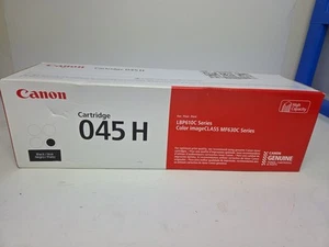 Genuine Canon 045H Black Toner Cartridge LBP610C Series sealed box - Picture 1 of 3