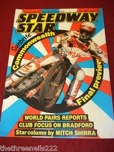 SPEEDWAY STAR - WORLD PAIRS REPORTS - JUNE 13 1987 - Picture 1 of 1