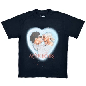 The Weeknd XO After Hours Puff Print Graphic Merch Tour Tee Sz Medium Crew Neck - Picture 1 of 6