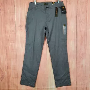 Lee Relaxed Fit Straight Leg Mid Rise Pants Sz 14 34x33 Long Checkered NEW - Picture 1 of 9