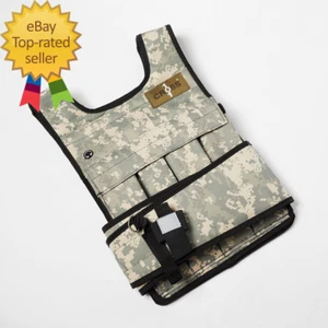 Gilet pesato regolabile 20LBS - 140LBS con spalline opzione per uomo e wo - Foto 1 di 2