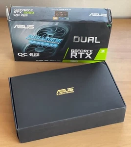 ASUS NVIDIA GeForce RTX 2060 Dual OC 6GB - *BOX & MANUALS ONLY* - Picture 1 of 7
