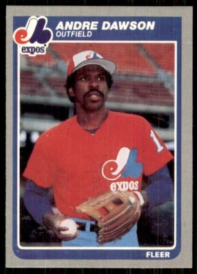 Fleer #394 Andre Dawson Montreal Expos 1985 Foto 1 de 2