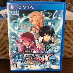 USED PS VITA Dengeki FIGHTING CLIMAX IGNITION PSV 21340 JAPAN IMPORT - Picture 1 of 3