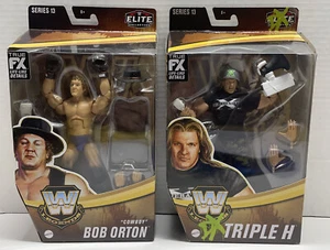 Lot of 2 - WWE Elite Legends DX Triple H Cowboy Bob Orton Action Figures | NEW - Picture 1 of 4