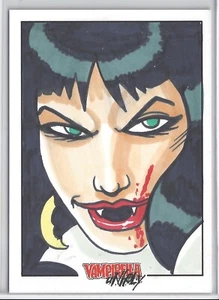 Vampirella UNHOLY Dynamite Sketch Card by Ken Haeser SFC - Picture 1 of 2
