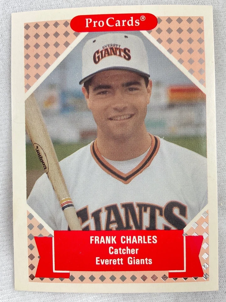 1991 Tomorrow's Heroes Baseball Card#357-Frank Charles, Everett Giants - Image 1 of 1