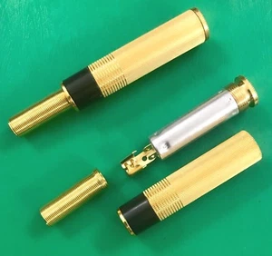 CONNETTORE JACK FEMMINA MONO 6.35 MM IN METALLO DORATO ORO GOLD PLUG PRESA F 1/4 - Foto 1 di 1