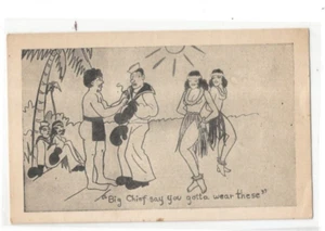 HAWAII HULU DANCERS WORLD WAR 2 PINUP GIRLS ARMY NAVY MARINES MILITARY SEXIE SEX - Picture 1 of 1