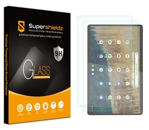 2x Supershieldz Tempered Glass Screen Protector for Lenovo Chromebook Duet 5 - Picture 1 of 5