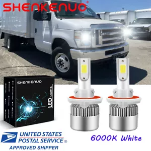 Kits de faros LED de 6000 k de 6000 k para Ford E-350 Super Duty 2008-2020 - Imagen 1 de 10