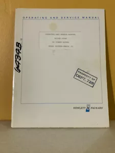 HP 06434-90001 Model 6434B DC Power Supply Operating and Service Manual - Picture 1 of 2