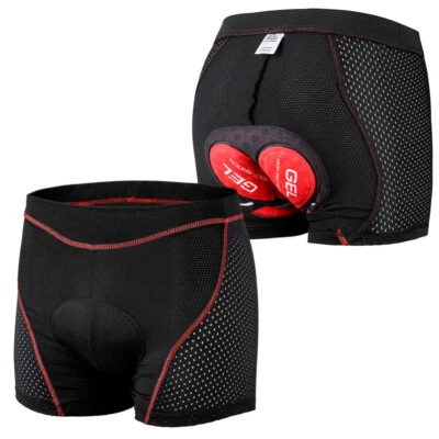 Pantalones Cortos Acolchados 5D Para Hombres Ciclismo Bicicleta de Carretera MTB Ciclismo de Montaña Ropa Interior EE. UU. Foto 1 de 4