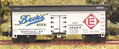 Z Scale BECK'S BEER Wood 34' Rebuilt Reefers ~ FTB9408 Set #1 ~ NIB - Image 1 of 4