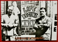ABBOTT & COSTELLO - Card #09 - LIFE BEGINS AT MINSKY'S - DuoCards - 1996