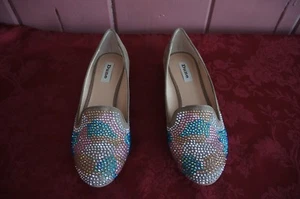 NWB: WOMEN'S LOVEBUG TAUPE FLAT SLIP-ON SHOES BY DUNE SIZE: 8 - Picture 1 of 4