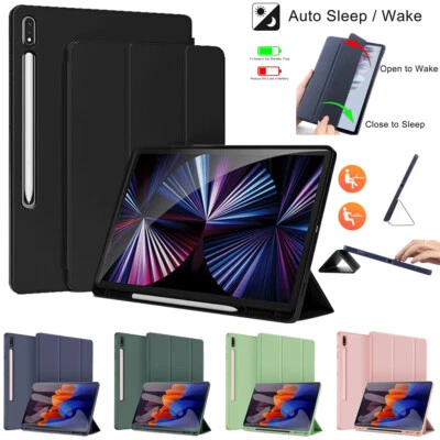 Funda protectora a prueba de golpes con soporte para Samsung Galaxy Tab S6 Lite 10.4/S7 11/S7+ 12.4 Foto 1 de 4