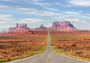 Postal Monument Valley Forrest Gump Hill - 3D lenticular - Imagen 1 de 1