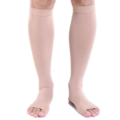 Compression Socks Men Women 20-30 mmHg Medical Stockings Relief Varicose Veins - Image 1 of 4