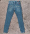 7 For All Mankind Jeans Trousers The Skinny Mid Indigo Blue Women's  W29" L31"