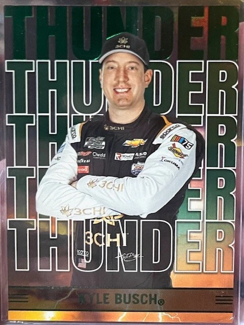 2023 Panini Chronicles - Thunder Green #5 Kyle Busch - Image 1 of 2