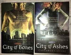 Cassandra Clare City Ashes Bones Mortal Instruments Paperback Lot 2 Very Good - Picture 1 of 4