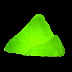 Clear Opalescent Art Glass Cullet Glowing Manganese Slag Glass #4GX200 - Picture 1 of 8