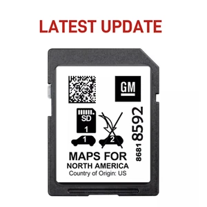 GM GPS Navigation SD Card: Chevy, Buick, Cadallac Map NEW 86818592 2021-2023 - Bild 1 von 5