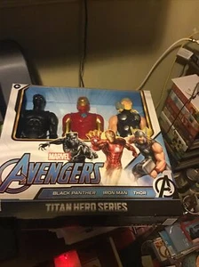 MARVEL AVENGERS TRITAN 3 X 12" ACTION FIGURES BIRTHDAY CHRISTMAS KIDS CHARITY - Picture 1 of 1