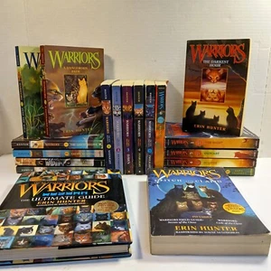 Lot of 19 Erin Hunter Books - 15 Warriors/4 Seekers - 18 Softcover 1 Hardback - Picture 1 of 21