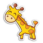 2 x 10cm Cute Baby Giraffe Vinyl Stickers - Fun Sticker Laptop Luggage #18099