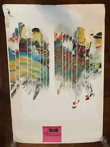 Poster folklore Maciej Urbaniec Polonia centro turistico polacco 39x28 - Foto 1 di 15
