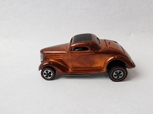 HOT WHEELS REDLINE CLASSIC '36 FORD COUPE IN TONED ORANGE VERY NICE! - Picture 1 of 10