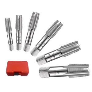 6pcs Pipe Tap Set for Simple Repairs and Threading Operations in Metal - Picture 1 of 11