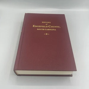 History Of Edgefield County, South Carolina Hardcover English By John A. Chapman - Picture 1 of 5
