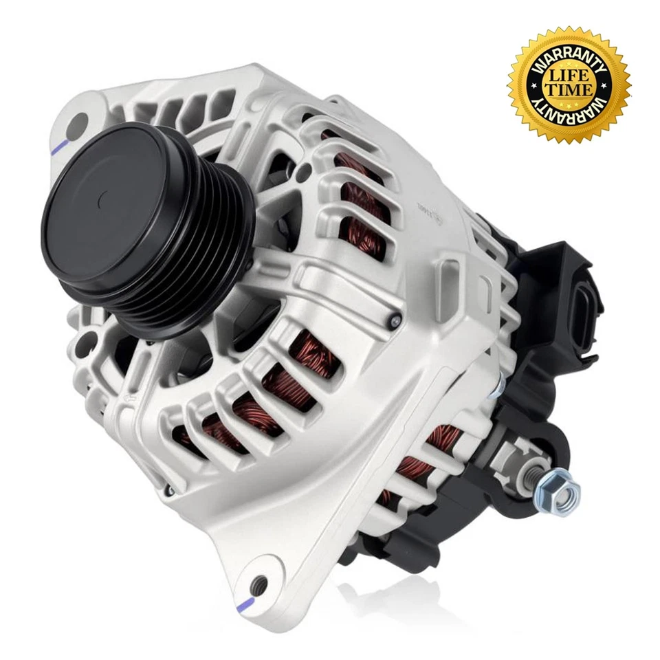 Alternator For 2014-2018 Kia Forte 2014-2016 Hyundai Elantra 2.0L 37300-2E200 Foto 1 de 4