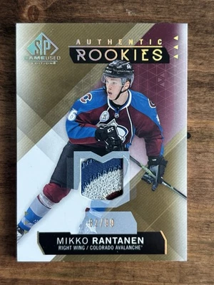 2015-16 SP Game Used Mikko Rantanen Authentic Rookies RC PATCH Jersey /99 #149 - Image 1 of 2