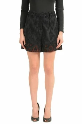 Pantalones Cortos Informales Just Cavalli Negros Para Mujer US S IT 40 Foto 1 de 4